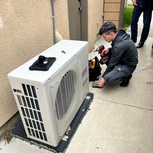cooling and heating repair technician